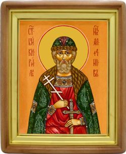 Кирилл Алфанов, Сокольницкий, Новгородский преподобный. Икона на холсте.