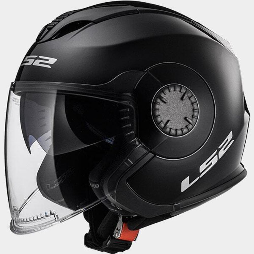 LS2 Шлем мотоциклетный открытый OF570 VERSO SOLID черный