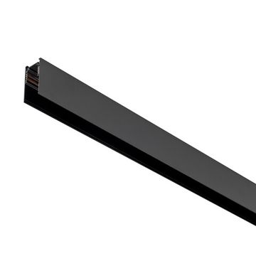 Трек 4-контактный накладной со стыковочным пазом 48V 2м (Заглушки и декоративный экран в комплекте) 509027P черный Uno Pro Lightstar