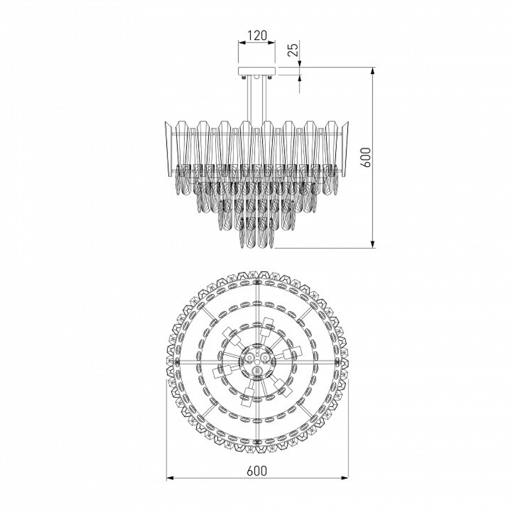 Светильник на штанге Bogate's Coda 328/9 Strotskis