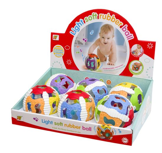 Мячик-погремушка свет+звук