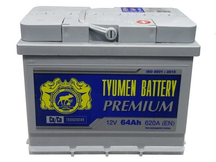 Аккумулятор Тюмень PREMIUM 64-обратный 620А