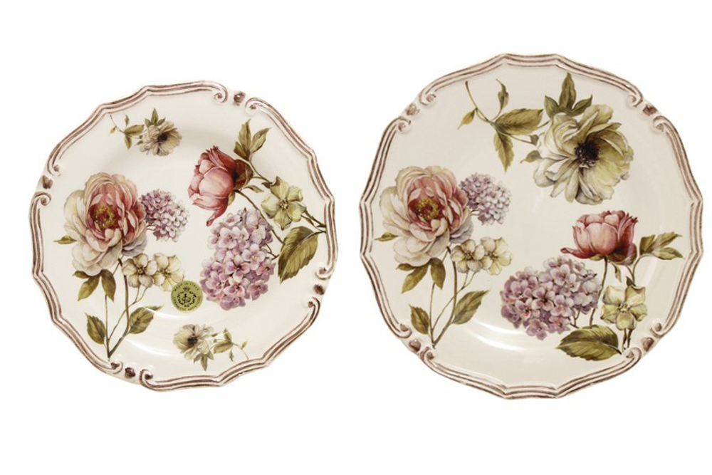 Набор тарелок:суповая+обеденная Сады Флоренции LCS