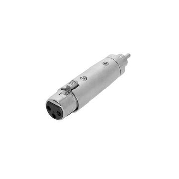 Adam Hall K4AXF3RM2 - адаптер XLR (F) - RCA (M), металлический