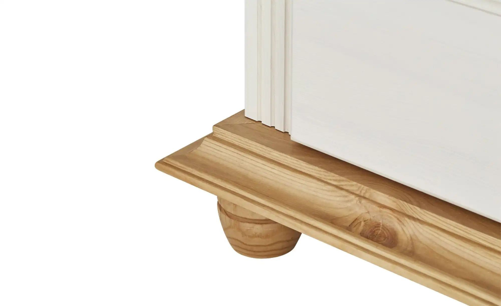 Шкаф Хельсинки для прихожей белый воск/антик