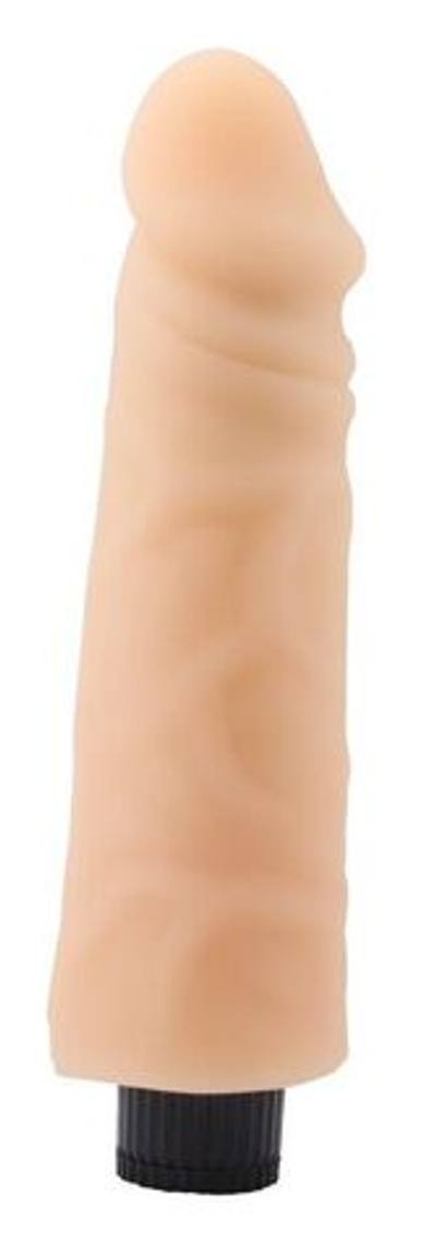 Телесный вибратор-реалистик 7.5 Vibrating Cock No.06 - 18,5 см. (Цвет: телесный)