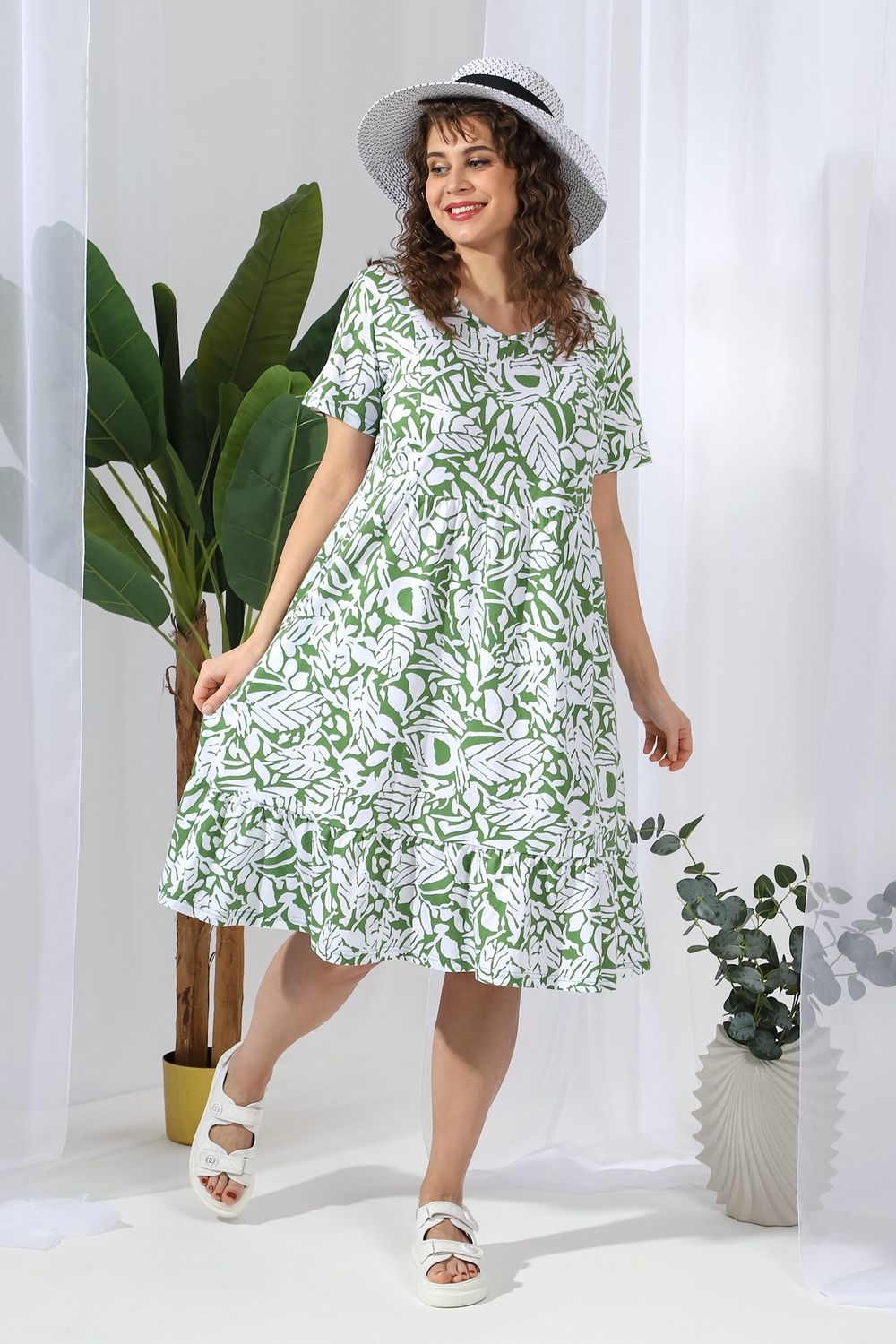 Платье Ассоль-1 Виотекс ЗЕЛЁНЫЙ