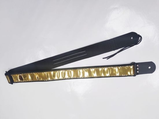 Ремень для гитары, золото, MEZZO MZ-RG-5g-1