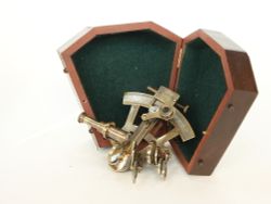 Nautical Морской секстант в деревянном футляре
