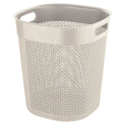 Корзина для бумаг OSLO 16л молочный (комплект 8 шт)