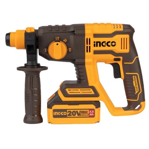Перфоратор аккумуляторный INGCO INDUSTRIAL CRHLI202081 4 Ач 20 В