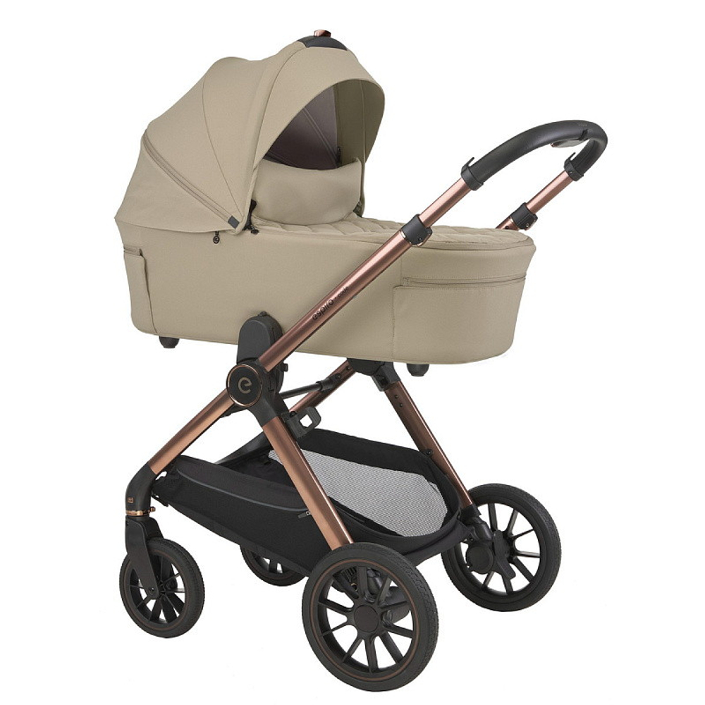 Детская коляска 3 в 1 Espiro Code 2025 и автокресло Pi Beige 04 tender green/ Бежевый (Beige 109)