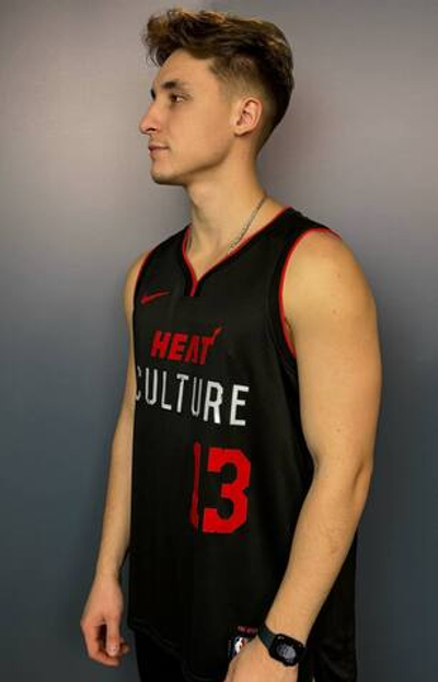 Баскетбольная джерси Бэма Адебайо «Майами Хит»