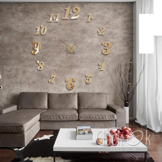 Настенные 3D часы Love Time