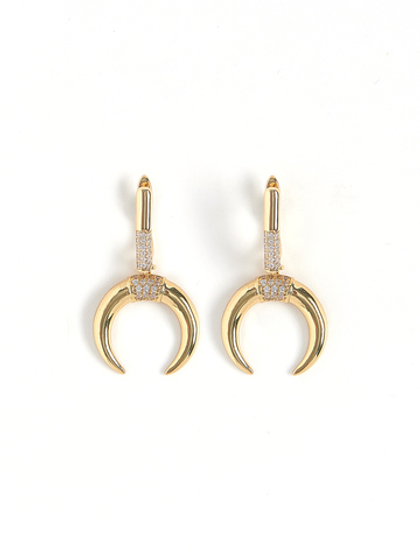 Серьги "Moon stick" Gold