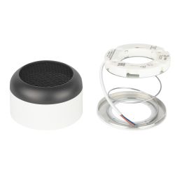 Светильник настенно-потолочный спот ЭРА OL56 WH/BK под лампу GX53 белый/черный IP20 | Накладные светильники