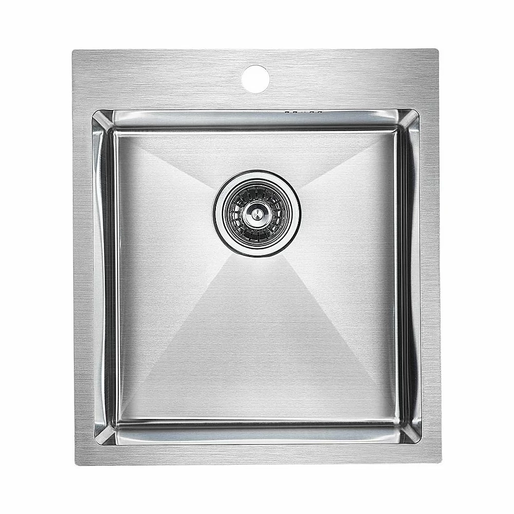 Мойка кухонная Paulmark FAVOR PM214551-BS брашированная нерж. сталь