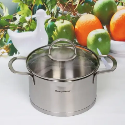 Кастрюля из нержавеющей стали STELLA 2,6л, индукция, DH11-18