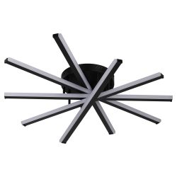 Светильник потолочный светодиодный Rivoli   6181-201 LED 110 Вт 3000-6000К чёрный с пультом