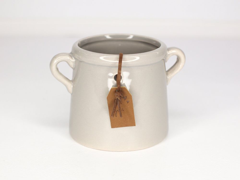 Кашпо (12*9*8см) (Серый) GK-64726