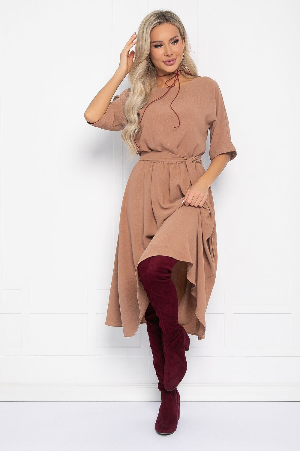 Платье Мерседес (капучино) П12726-30 LT Collection