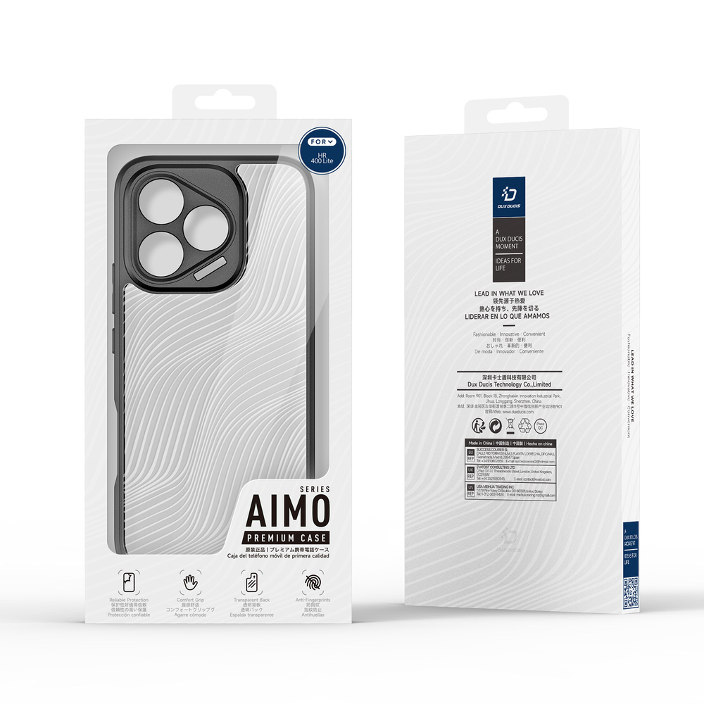 Тонкий чехол с мягкими рамками от Dux Ducis для Honor 400 Lite, серия Aimo Series Case