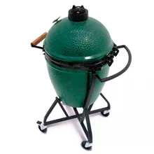 Керамический гриль Big Green Egg М Medium (средний), 40 см, ножки с рукояткой