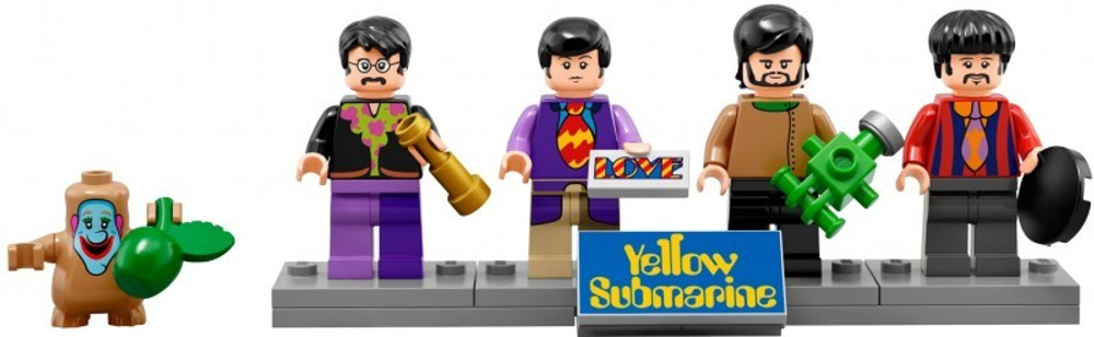 LEGO Ideas: The Beatles: Жёлтая подводная лодка 21306 — The Beatles: Yellow Submarine — Лего Идеи