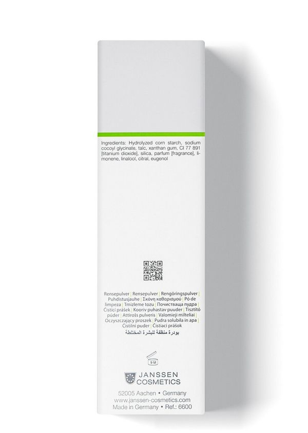 Мягкая очищающая пудра Gentle Cleansing Powder, Janssen Cosmetics, 100 гр