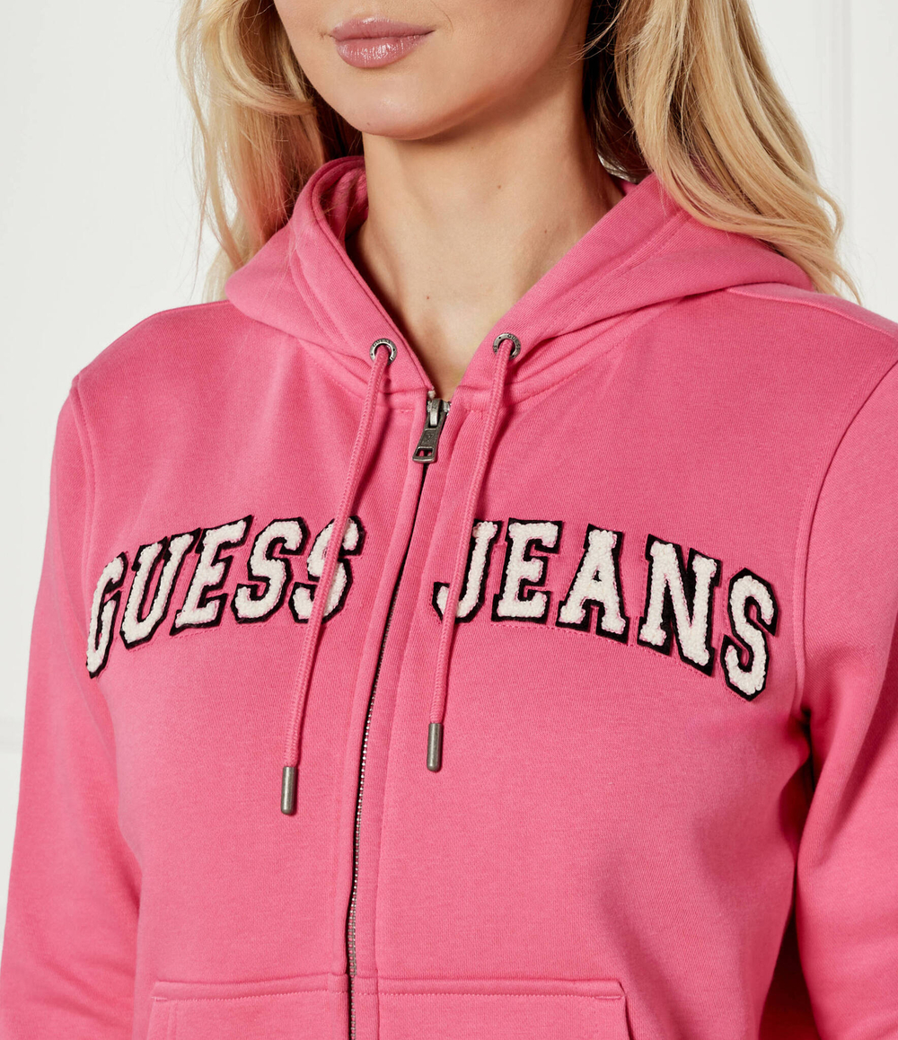 Худые Guess Jeans - розовый(W4YQ14 KC811)