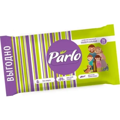 Влажные салфетки универсальные для всей семьи 70шт