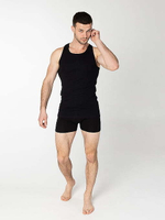 Майка мужская черный