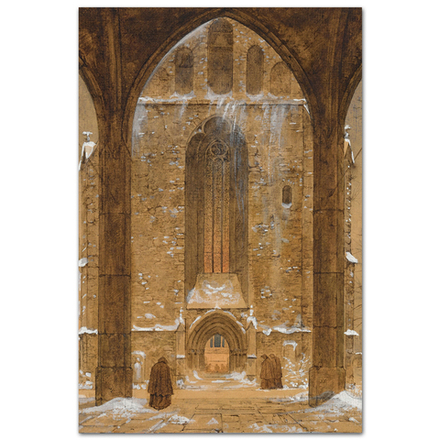 Монастырь зимой. Эрнст Фердинанд Эме