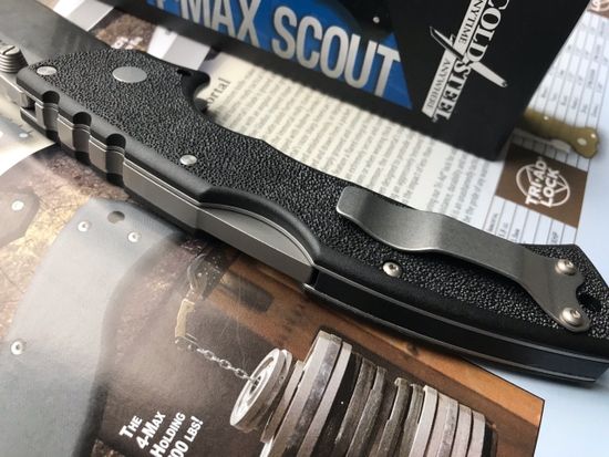 Складной нож Cold Steel 62RQ 4 Max Scout c клинком из стали AUS-10A, рукоять Grivory (Griv-Ex)