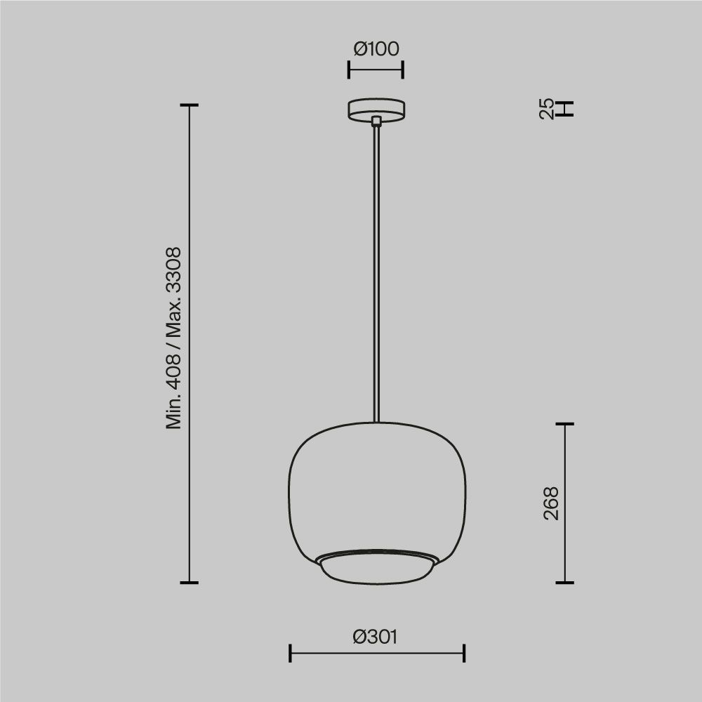 Подвесной светильник Maytoni   MOD466PL-L12W3K