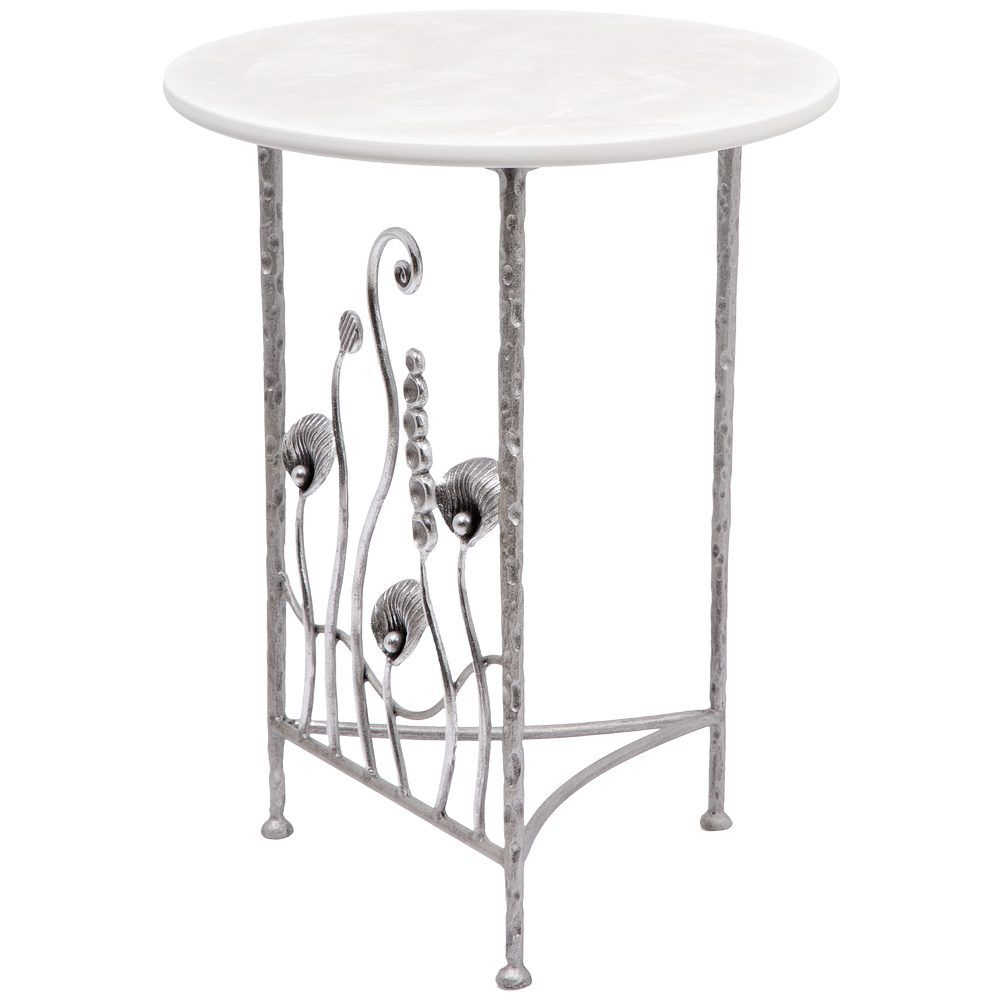 Столик декоративный Блюм Бьянко Античное Серебро