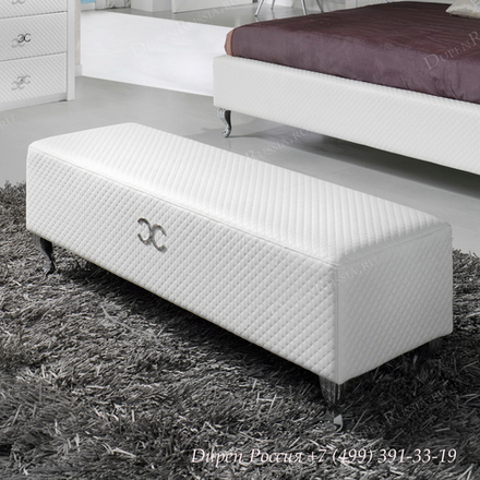 Банкетка DUPEN (Дюпен)  В-26 белая