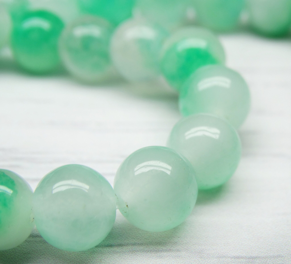 ПК006НН8 Бусины из природного камня авантюрин, размер: 8 мм, 7 шт.