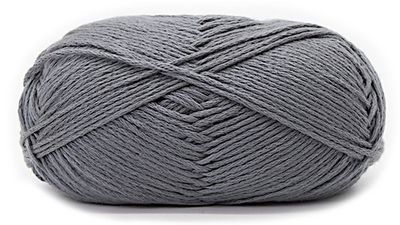 Пряжа для вязания Вискоза 70% Хлопок 30% цвет Серый (Мокрый Асфальт)