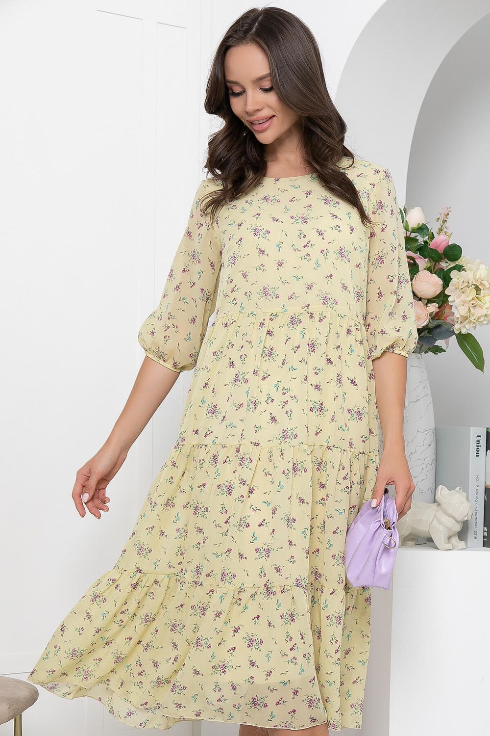 Платье "Виталина" (желтое) П6700 LT Collection