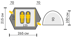 Палатка Talberg Camo 2 [TLT-043]