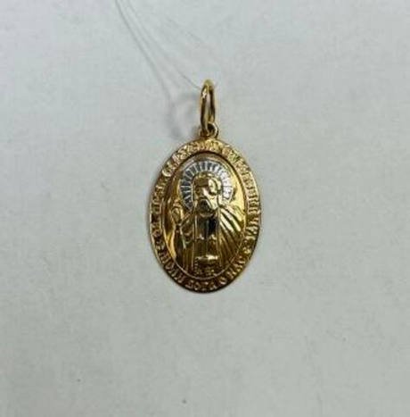 Икона Серафим Саровский из золота