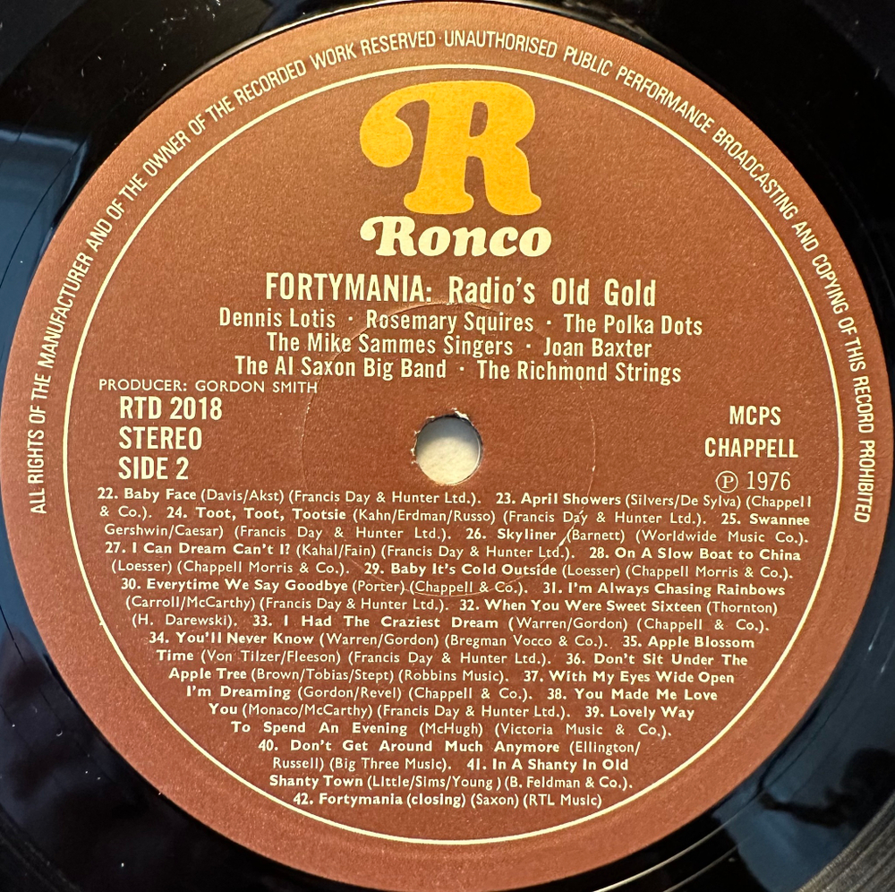 FortyMania (Англия 1976г.)