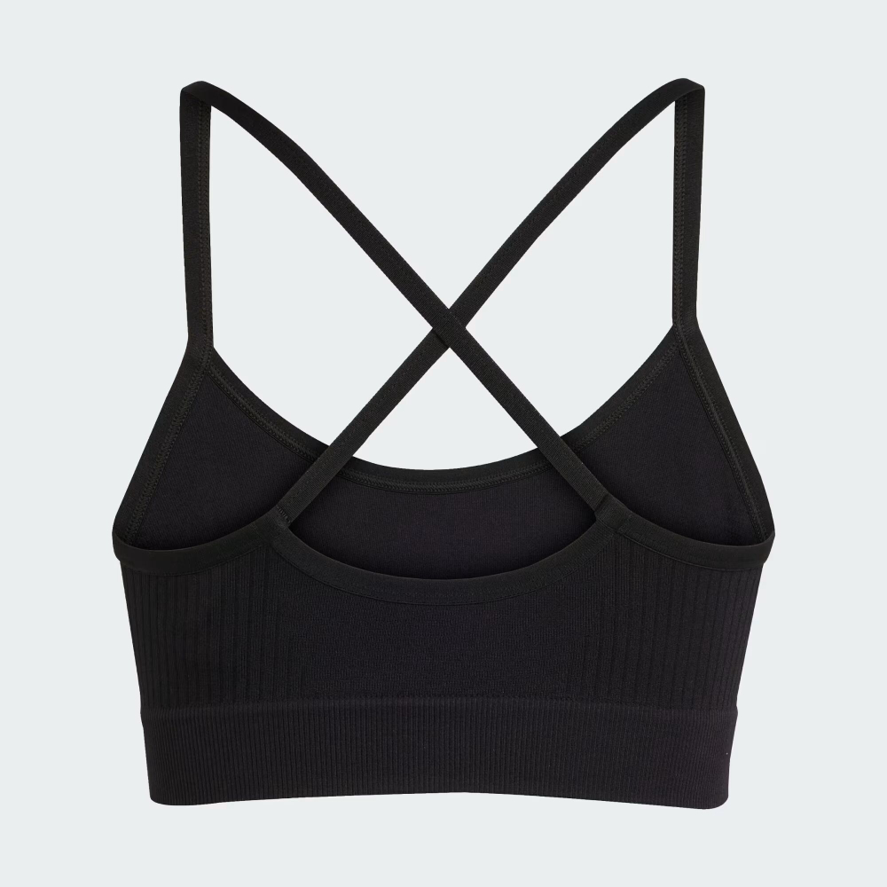 Workout Essentials — спортивный бюстгальтер из трикотажа с легкой поддержкой - ADIDAS