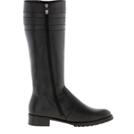 635507 Сапоги женские черные кожа