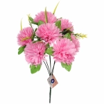 Искусственные цветы «Цветочная мелодия» Хризантемы 40см 7 цветков розовые