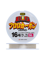 Флюорокарбоновая леска для рыбалки Duel Big Fluorocarbon 100%, 0,66 мм, 50 м, 25 кг, прозрачный