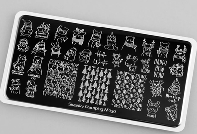 Swanky Stamping Пластина для стемпинга 130