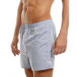 Комплект из 2 мужских трусов-шортов: голубых и белых в полоску (Размер: S) (Цвет: голубой с белым)