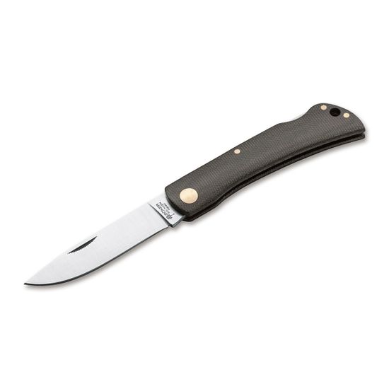 Складной нож Boker 111914 Rangebuster Green c клинком из стали Böhler N690, рукоять микарта